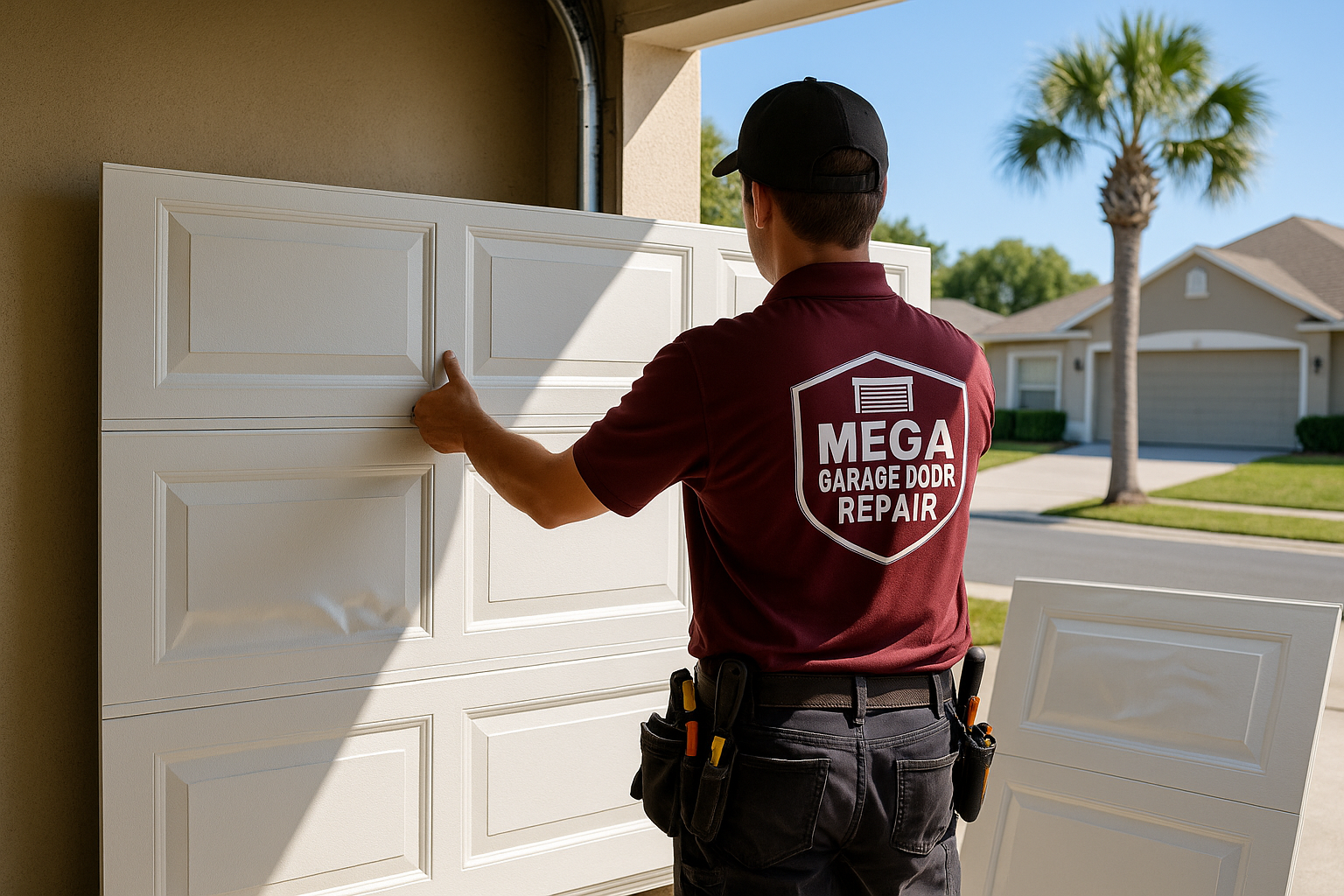 Garage Door Panel Replacement in Ocala