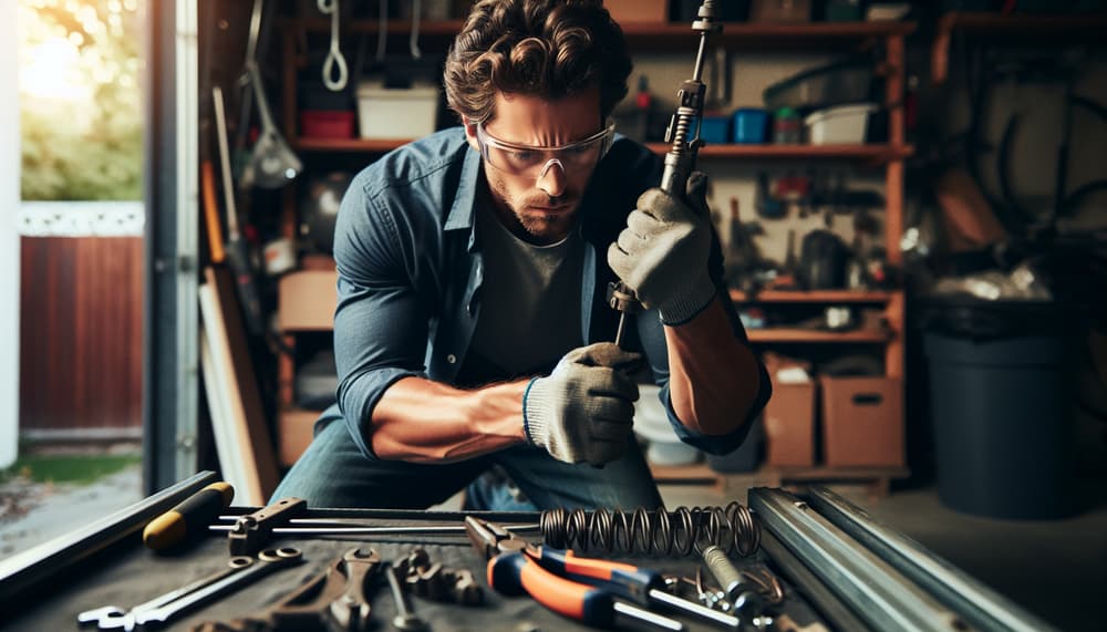Our professional garage door roller replacement process
