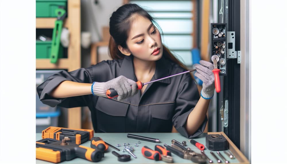 Our professional garage door cable repair process